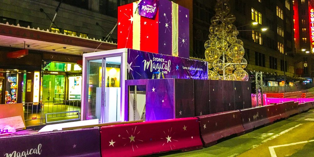 George Street Sydney Christmas Activation by Modular Event Solutions