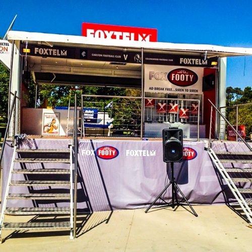 Foxtel Road Show produced by Modular Event Solutions